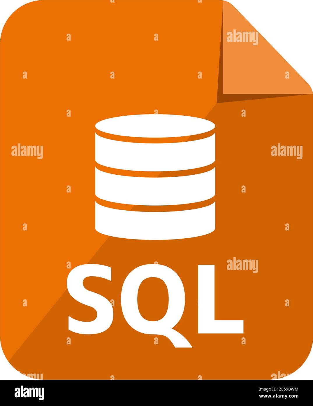 Sql Database Icon Logo Design Ui Or Ux App Vector Image Images