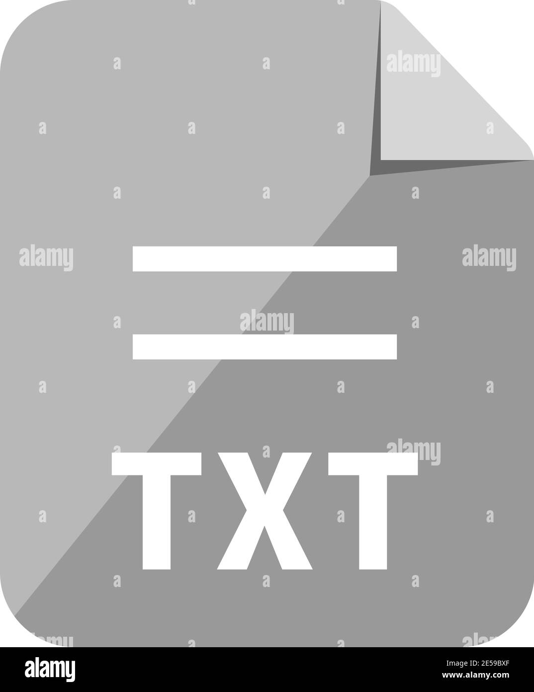 TXT icon | Major file format vector icon illustration  ( color version ) Stock Vector