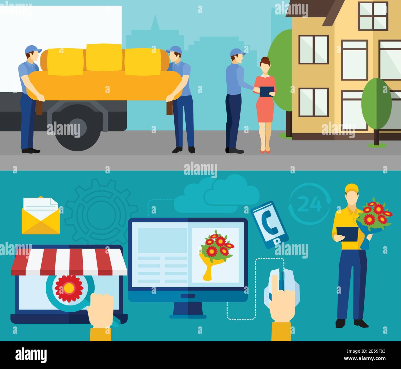 Chain furniture store Stock Vector Images - Alamy