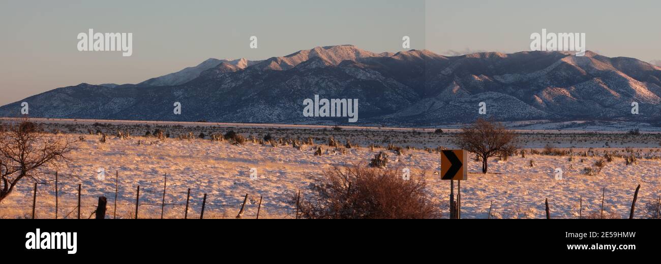 Cochise County Panorama 1 Stock Photo