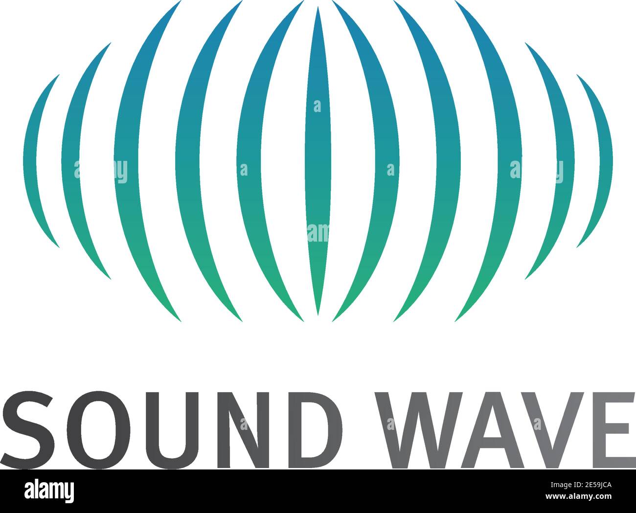 sound wave ilustration vector template Stock Vector Image &amp; Art - Alamy