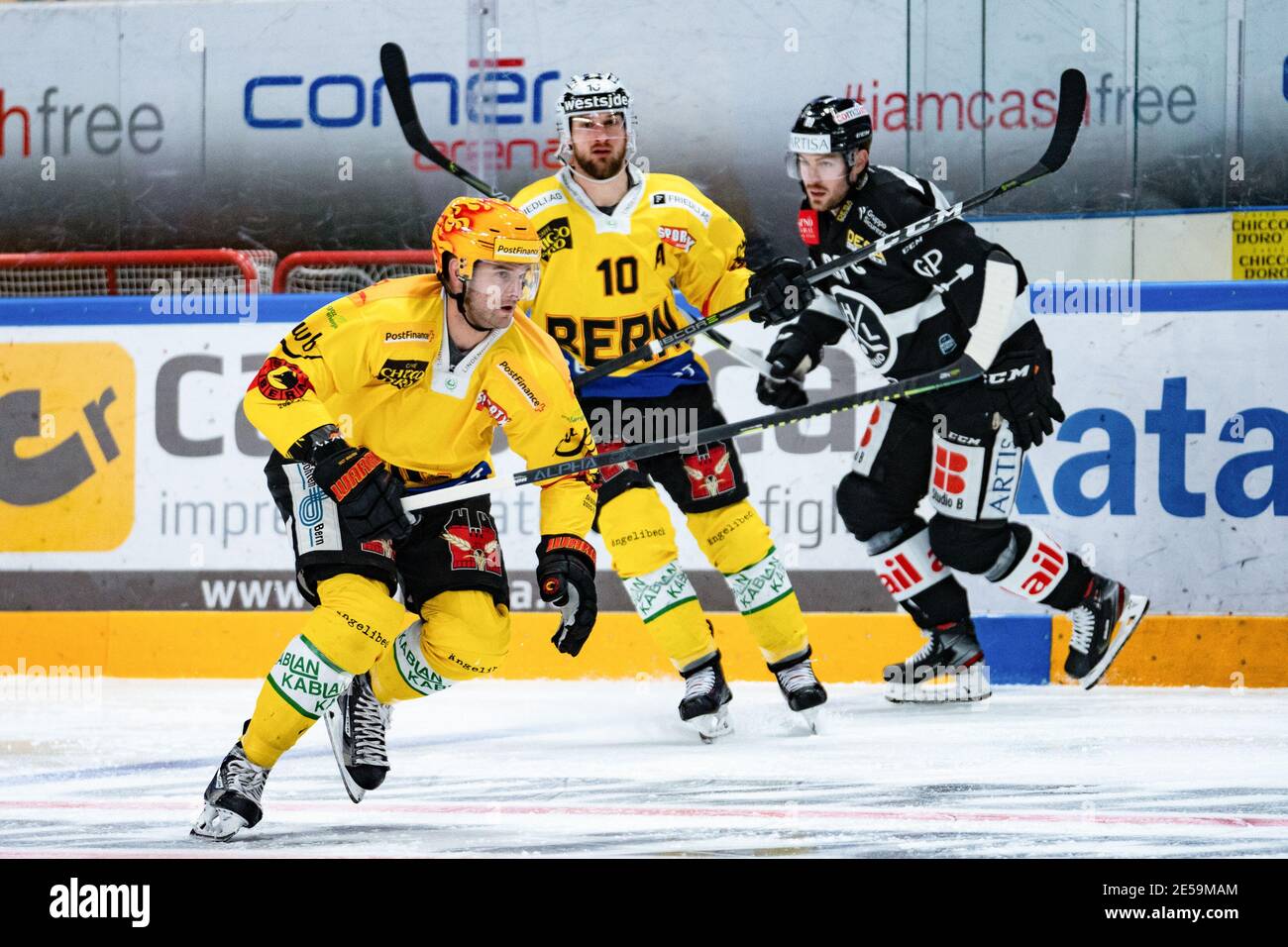 Porza, Corner Arena, National League: HC Lugano - SC, USA. 01st June, 2021. Bern, top scorer Dustin Jeffrey (Bern) Credit: SPP Sport Press Photo. /Alamy Live News Stock Photo