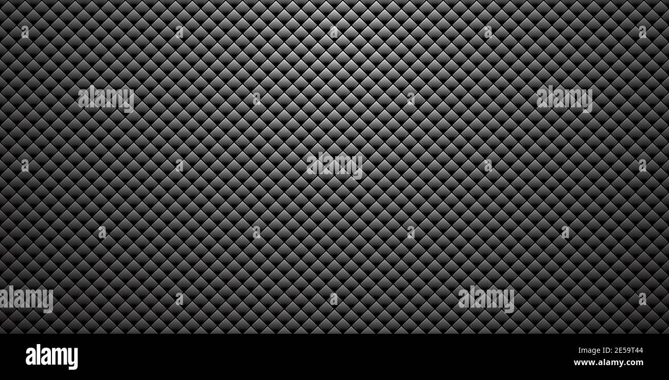Dark black Geometric grid background Carbon fiber Modern dark abstract ...