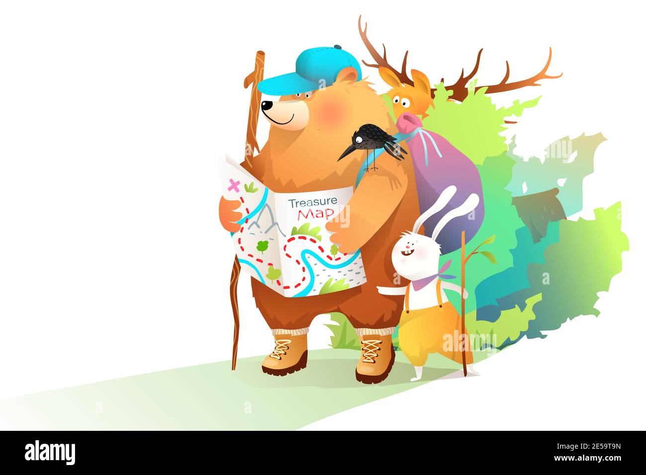 Bear and rabbit hi-res stock photography and images - Alamy