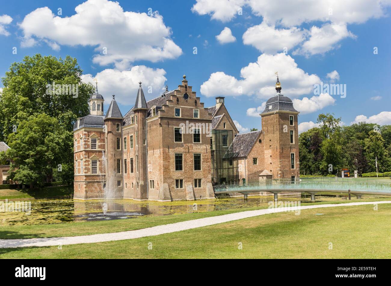 Historic castle and garden of Ruurlo in The Netherlands Stock Photo