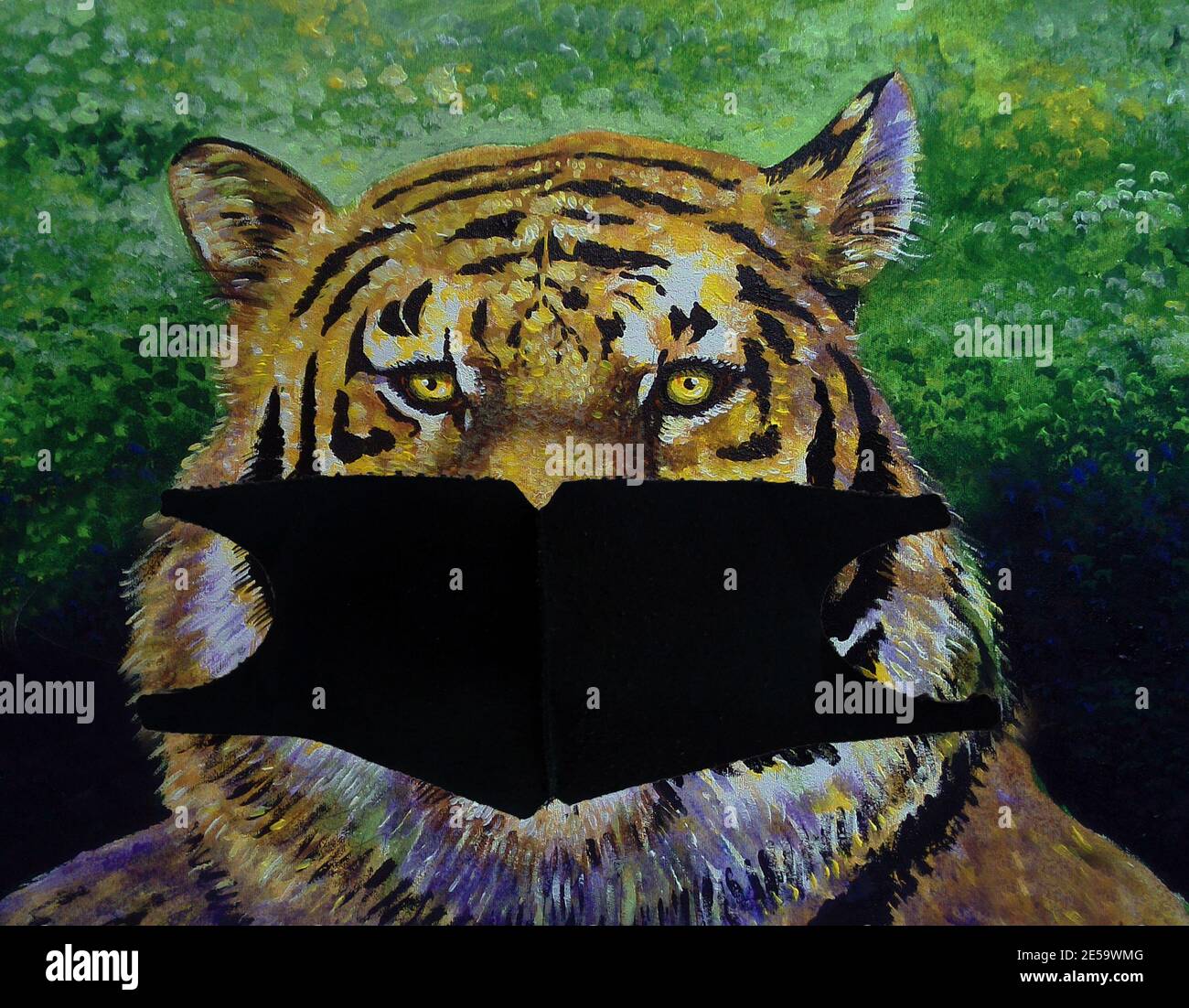 Mask tiger immagini e fotografie stock ad alta risoluzione - Alamy