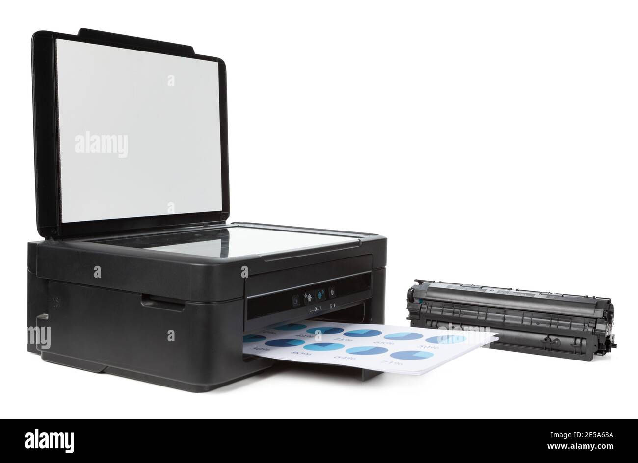 Multi purpose home printer isolated on white background Stock Photo Alamy