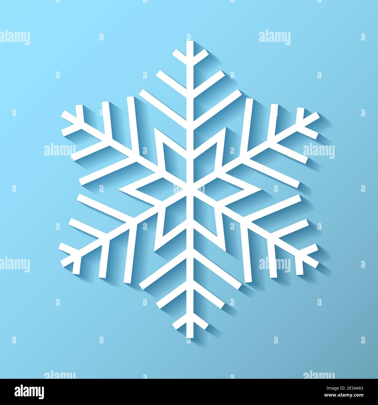 Snowflake Vector Icon High Resolution Stock Photography and Images - Alamy