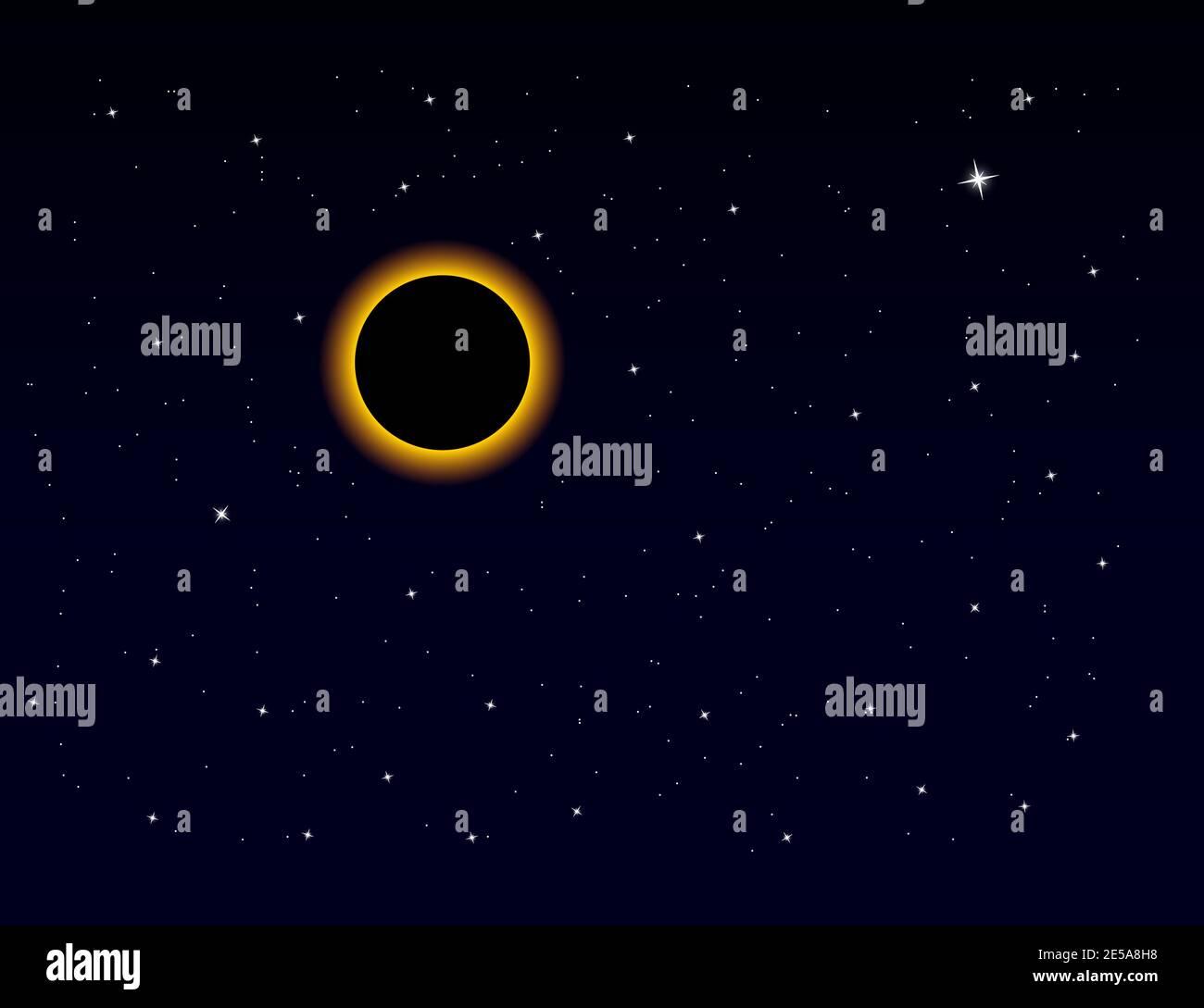 Enigmatic moon Stock Vector Images Alamy