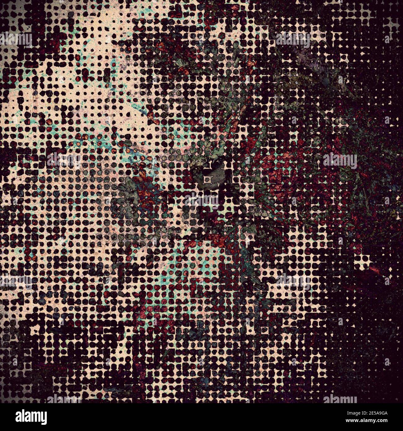 Abstract Dots Overlay Texture . Light Distressed Background with ...