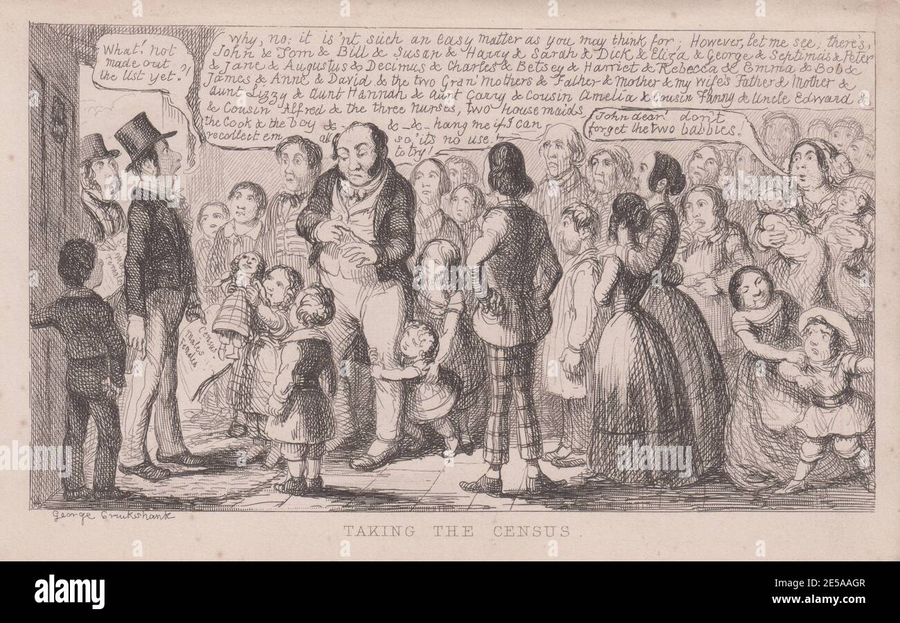 Census family hi-res stock photography and images - Alamy