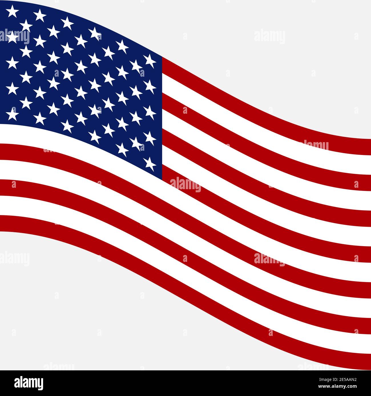 Flag of USA. Vector image of American flag Stock Vector Image & Art - Alamy