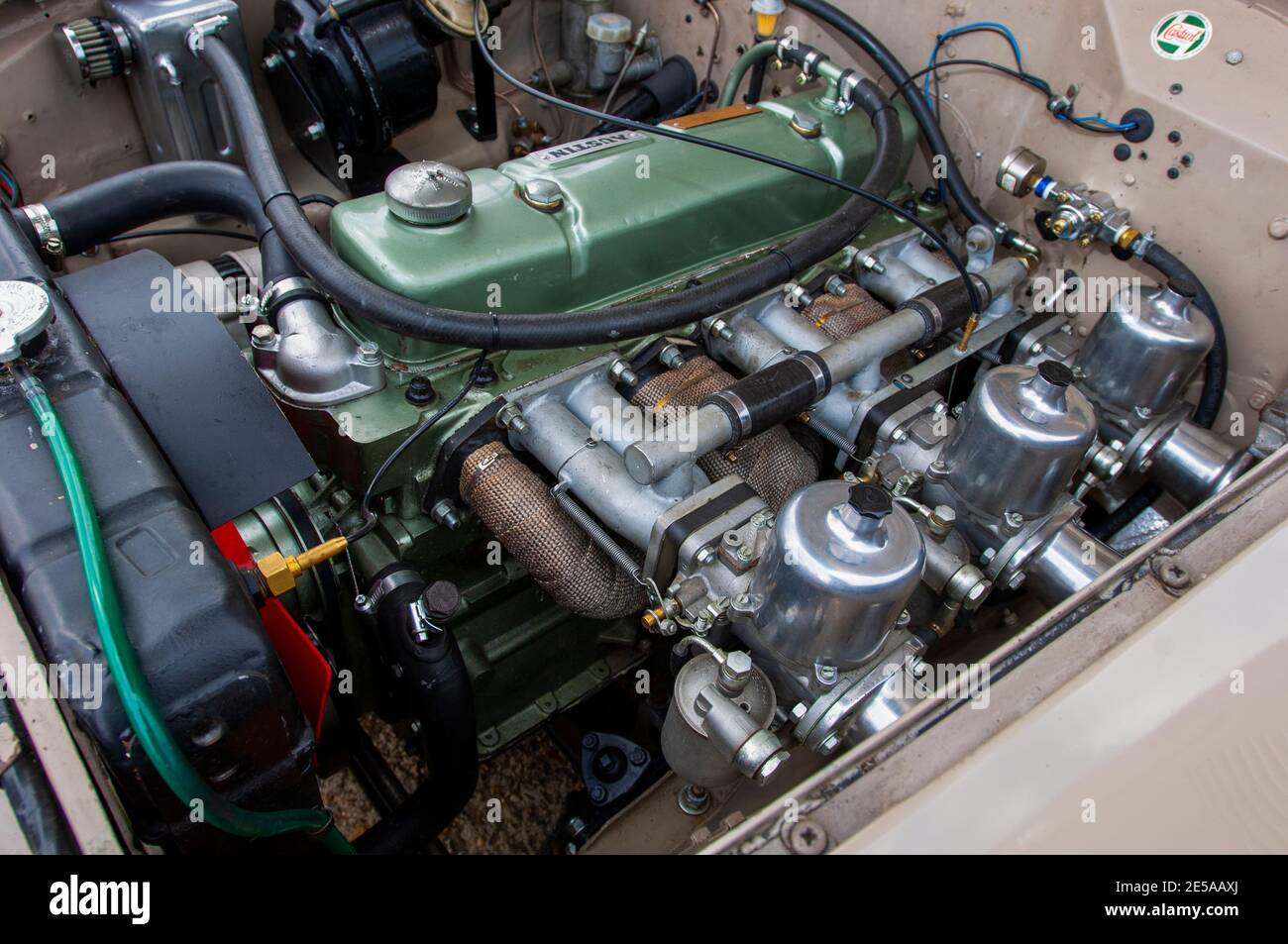 Austin A90 Six Overdrive classic rally car Stock Photo - Alamy