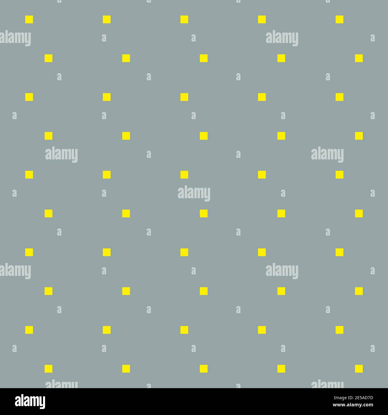 Vector background. Yellow squares on gray backgrond. Geometric background Stock Vector