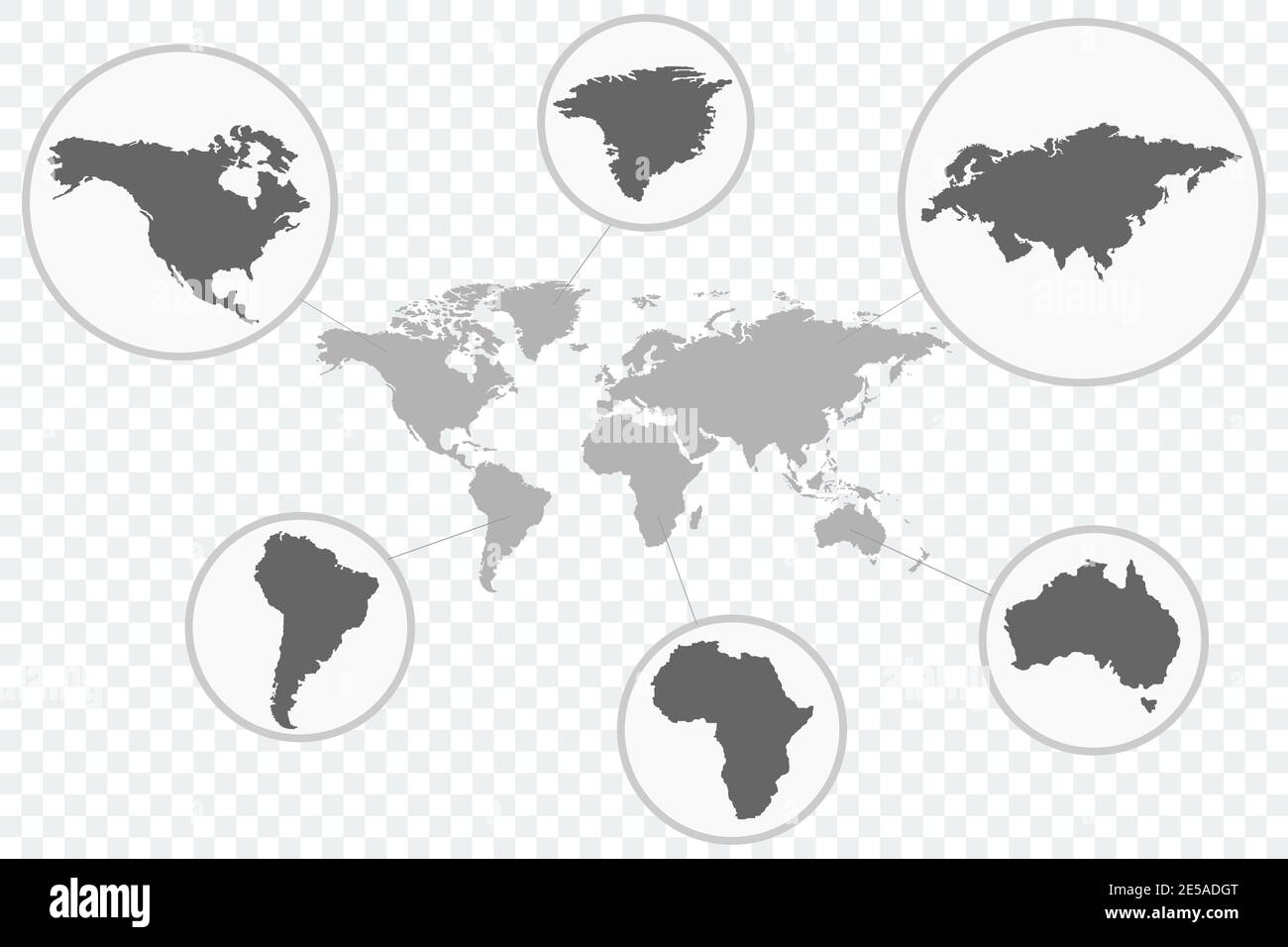 World map Vector icon with parts of the earth Stock Vector Image & Art ...