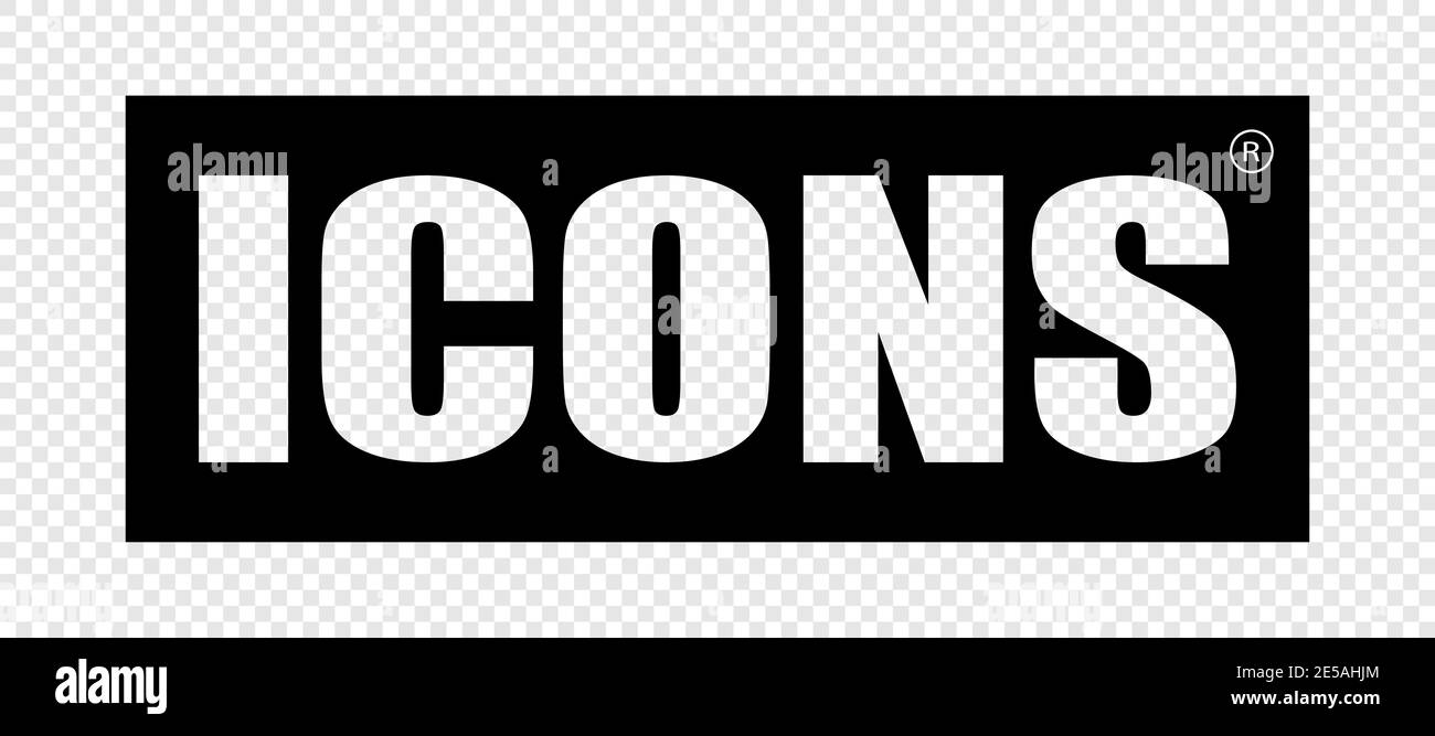 text icons in flat design on transparent background. Eps10 Stock Vector Image & Art Alamy