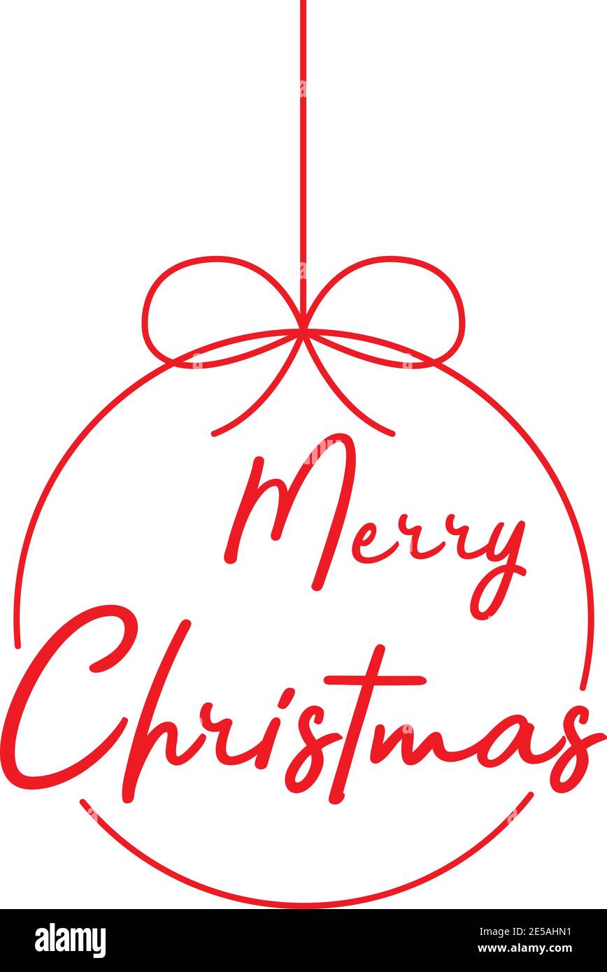 Merry Christmas lettering template. Red template Merry Christnas on ...
