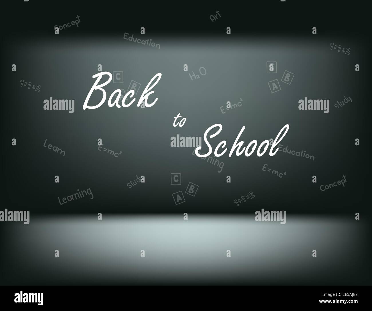 Alphabet on wall school Stock Vector Images Alamy