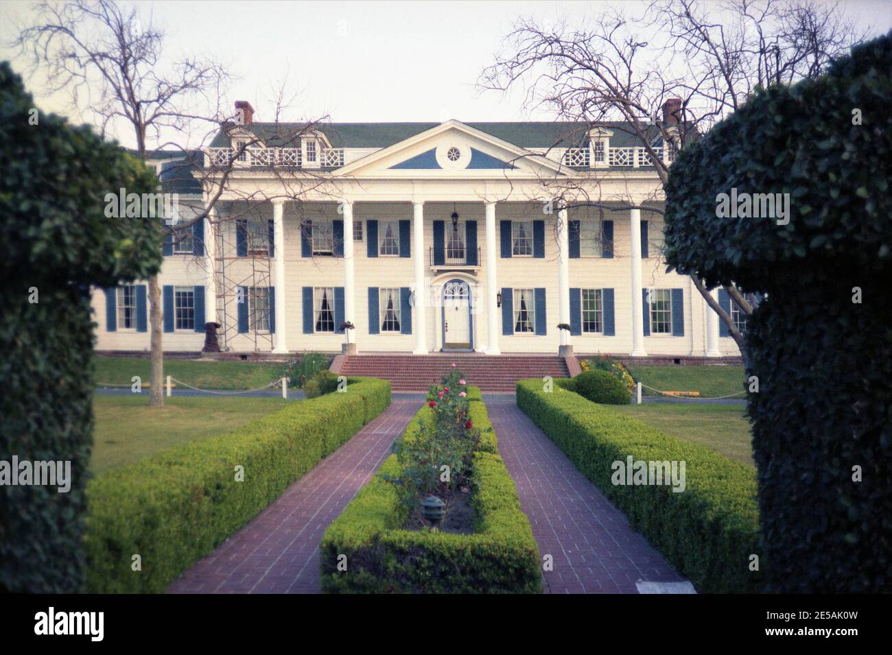 Front of Mansion of CULVER STUDIOS Culver City California in 1984