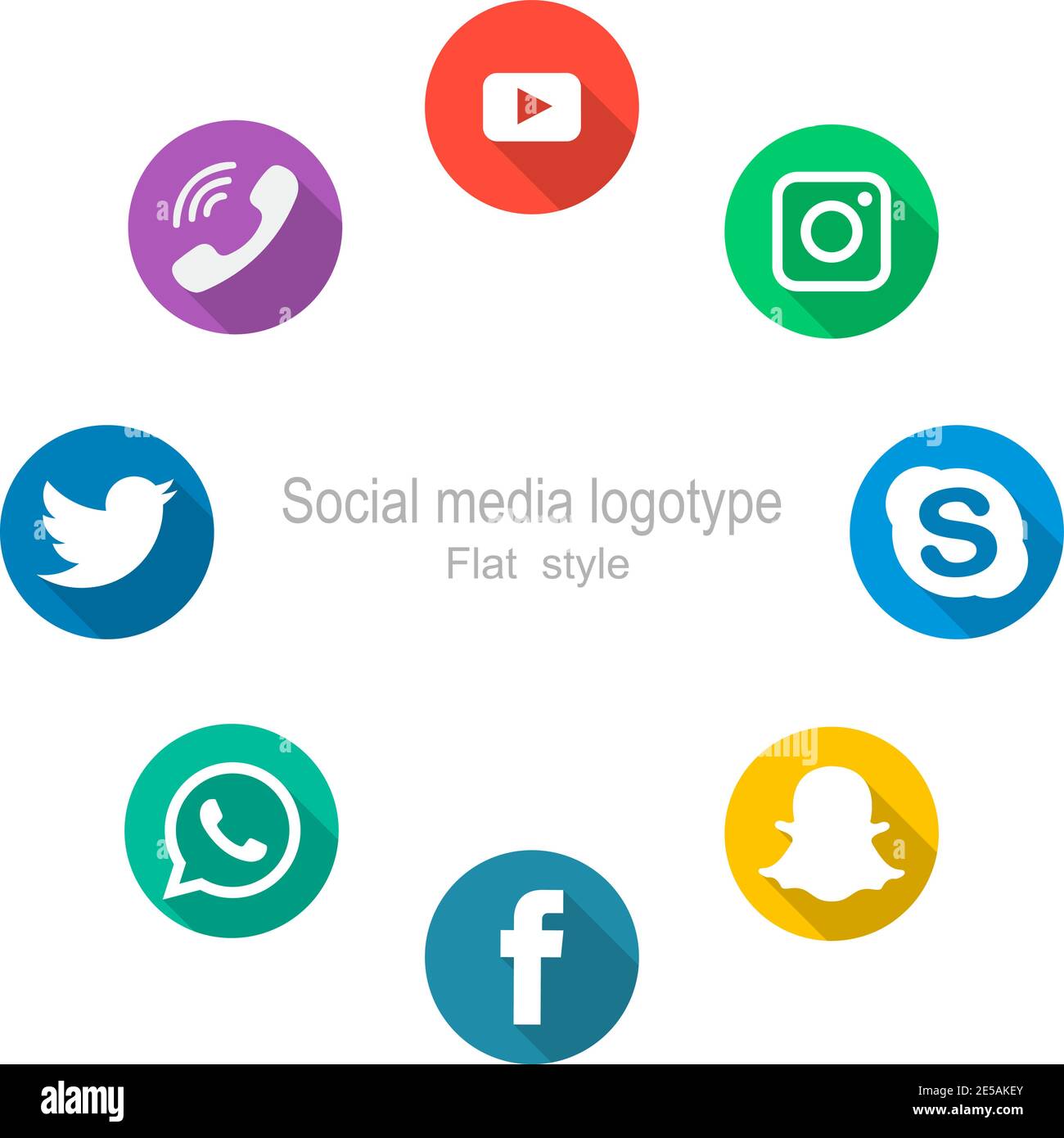 Social media icons vector Stock Vector Images - Alamy