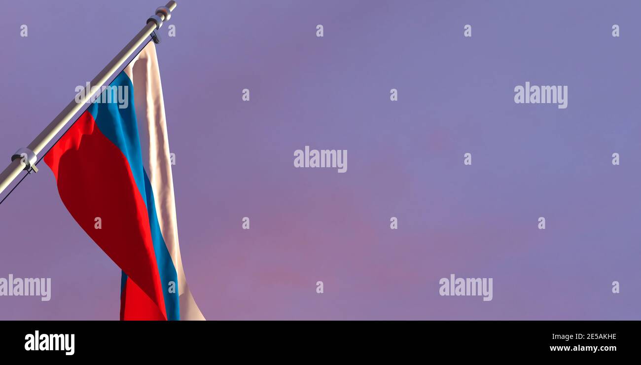 Russia flag in sphere. 3d render 12794352 PNG