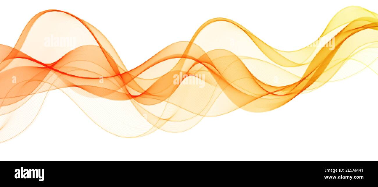 Abstract vector wave. Colored background for presentation Stock Vector