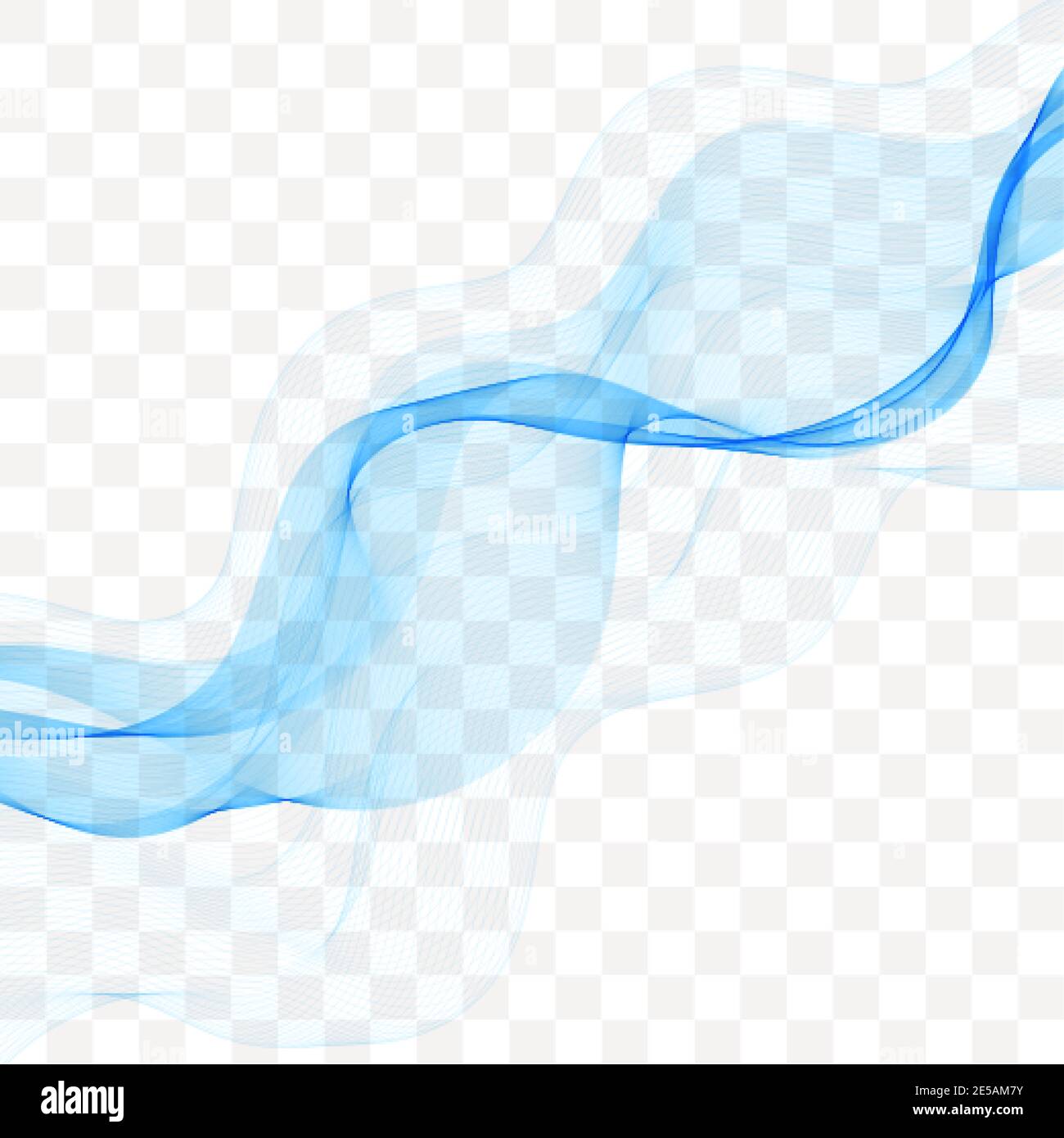 Blue vector wave Abstract background. Design element Stock Vector
