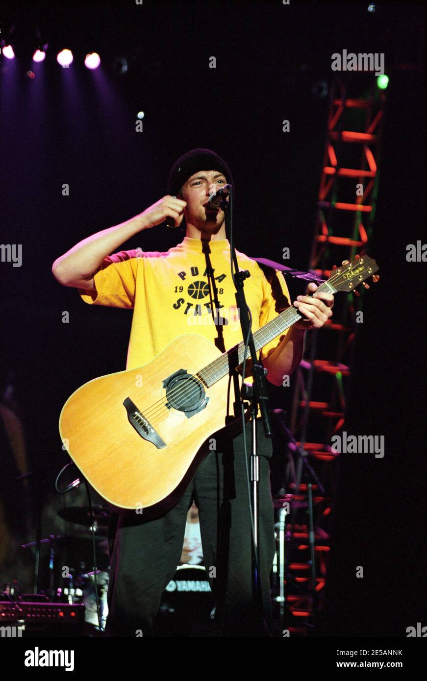 Coldplay band performing live - Early 2000s