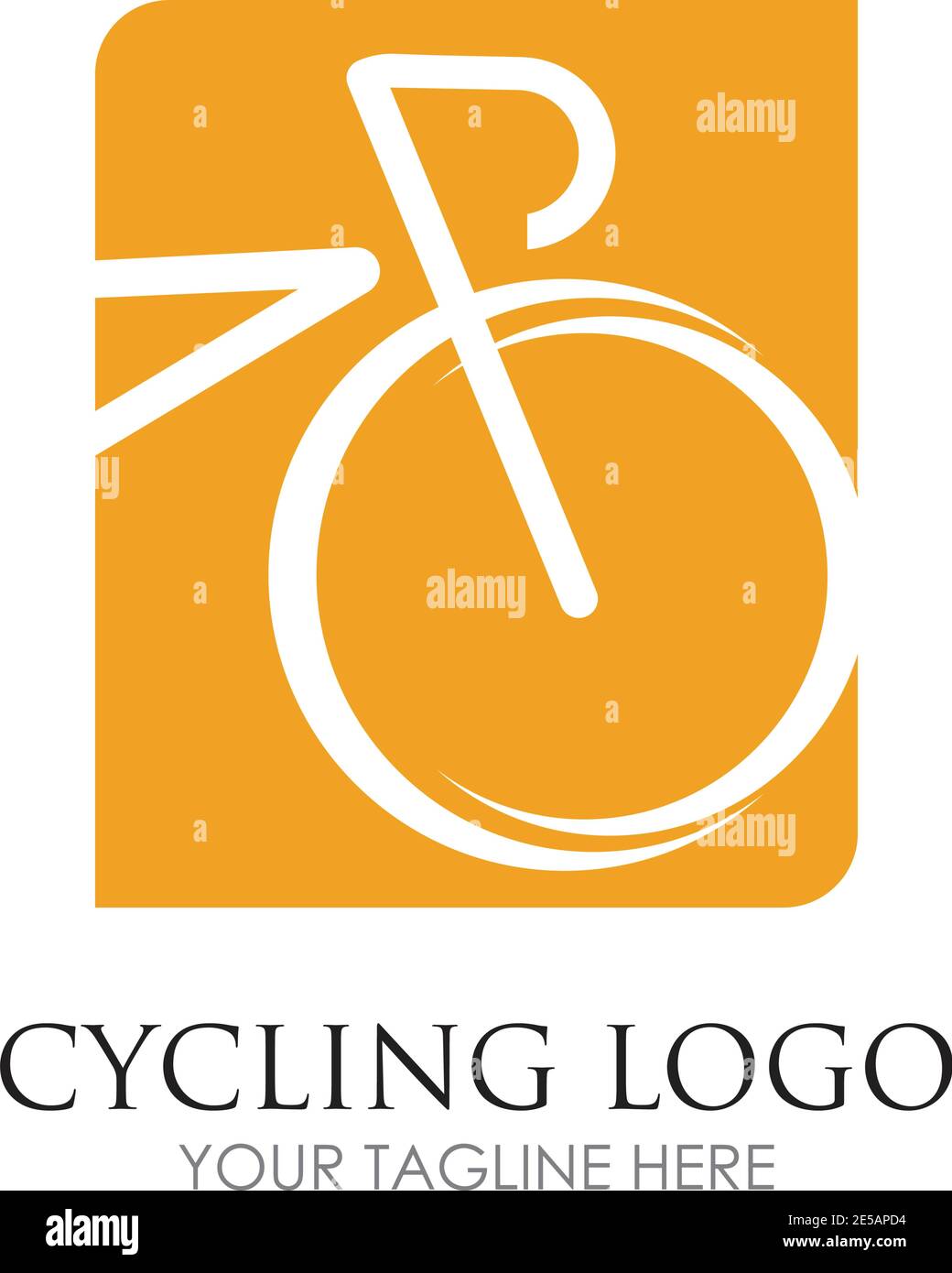 Bicycle logo vector icon template design Stock Vector