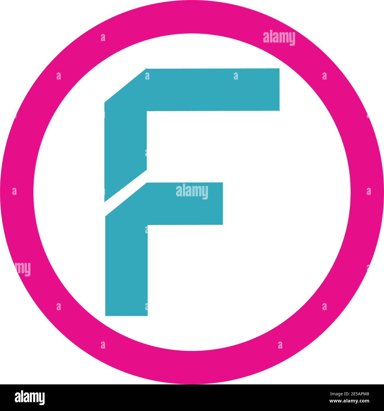 F Letter vector icon illustration design Stock Vector