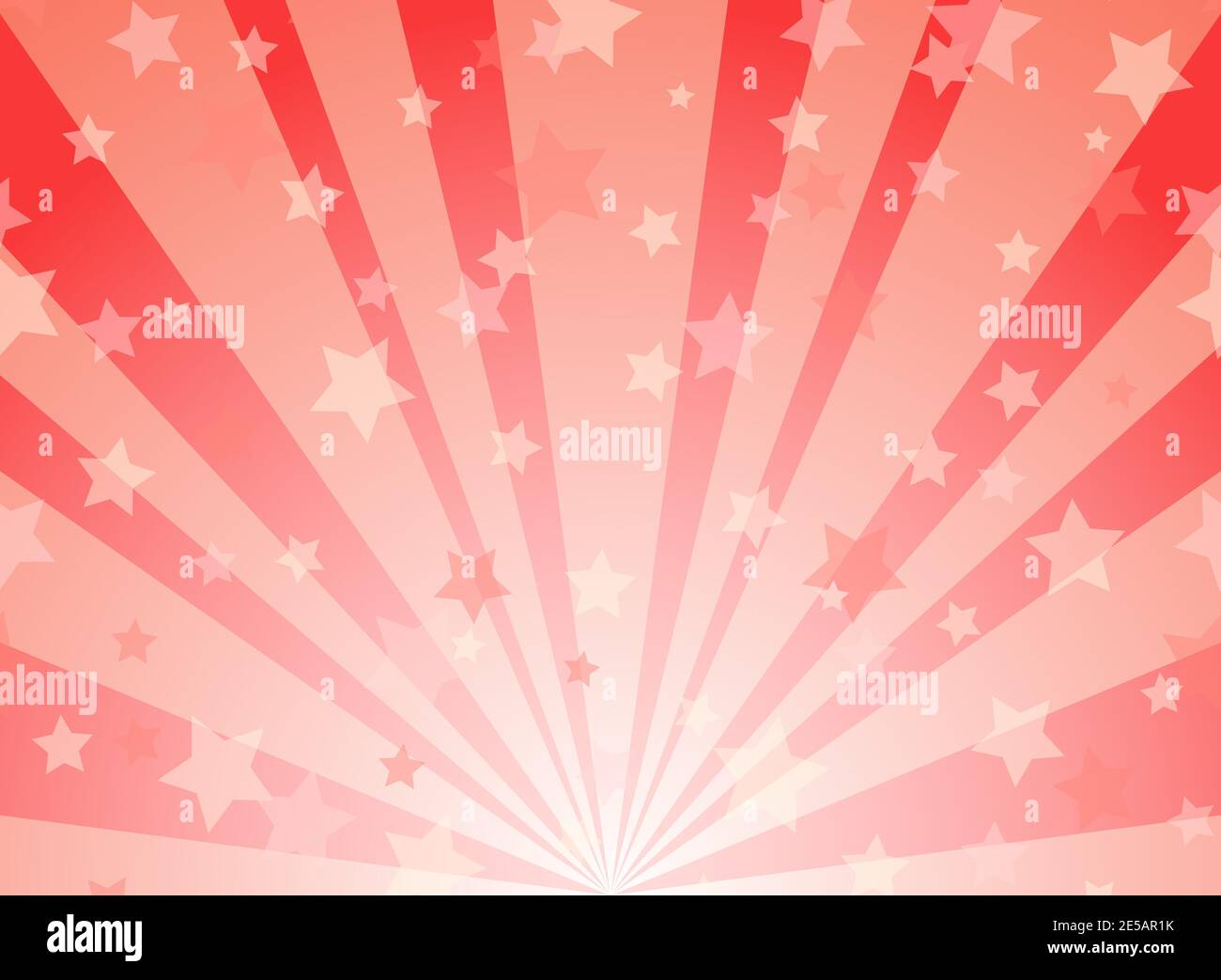 Sunlight rays background. Red color burst background with shining stars.  Vector illustration. Sun beam ray sunburst pattern backdrop. Magic,  festival Stock Vector Image & Art - Alamy