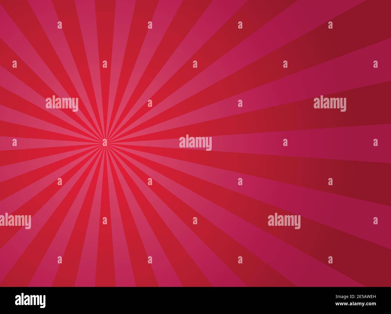 Sunlight rays horizontal background. Bright red color burst background ...