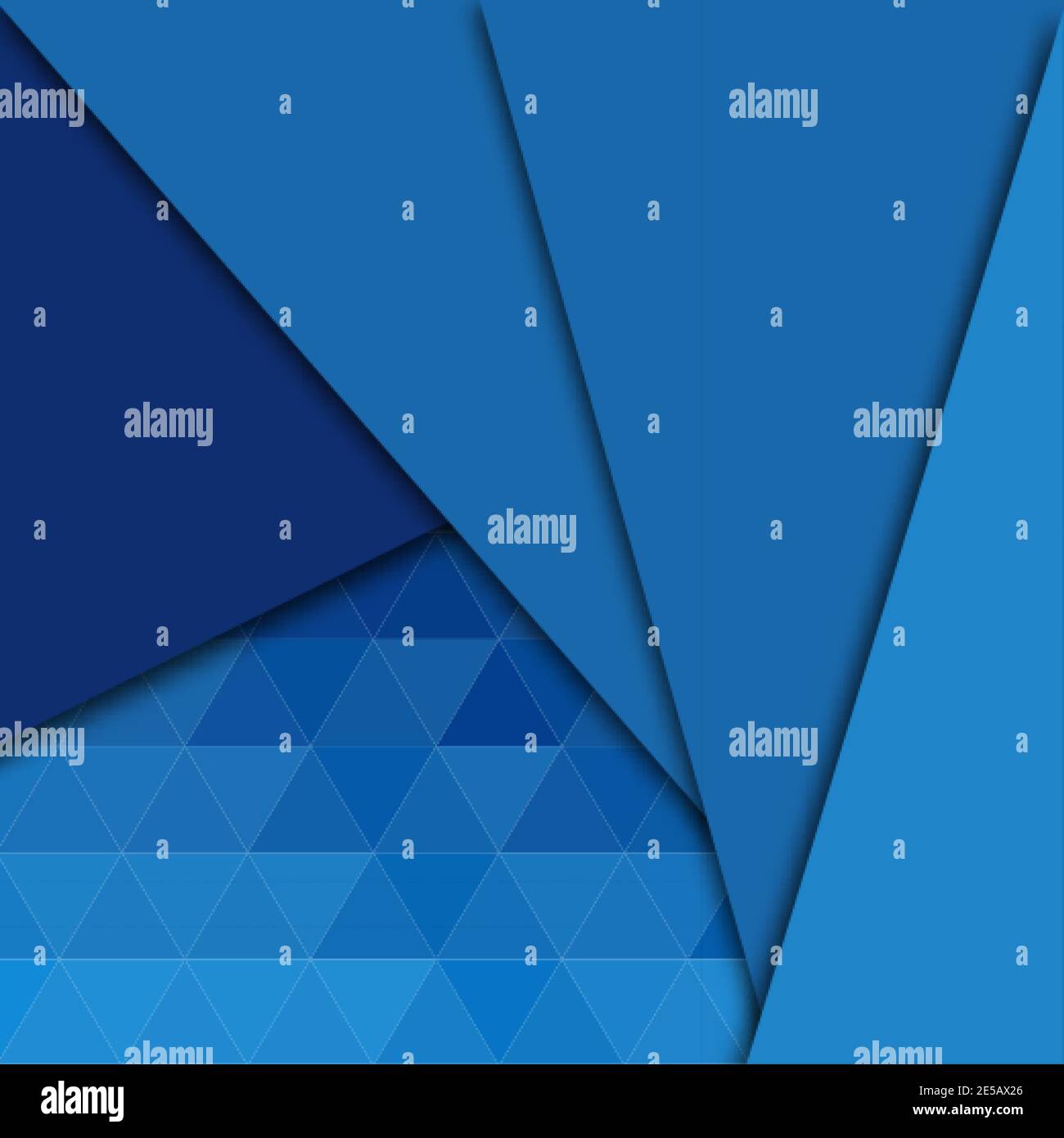 Abstract blue background. Geometric vector image. Triangle. Mosaic gradient. eps 10 Stock Vector