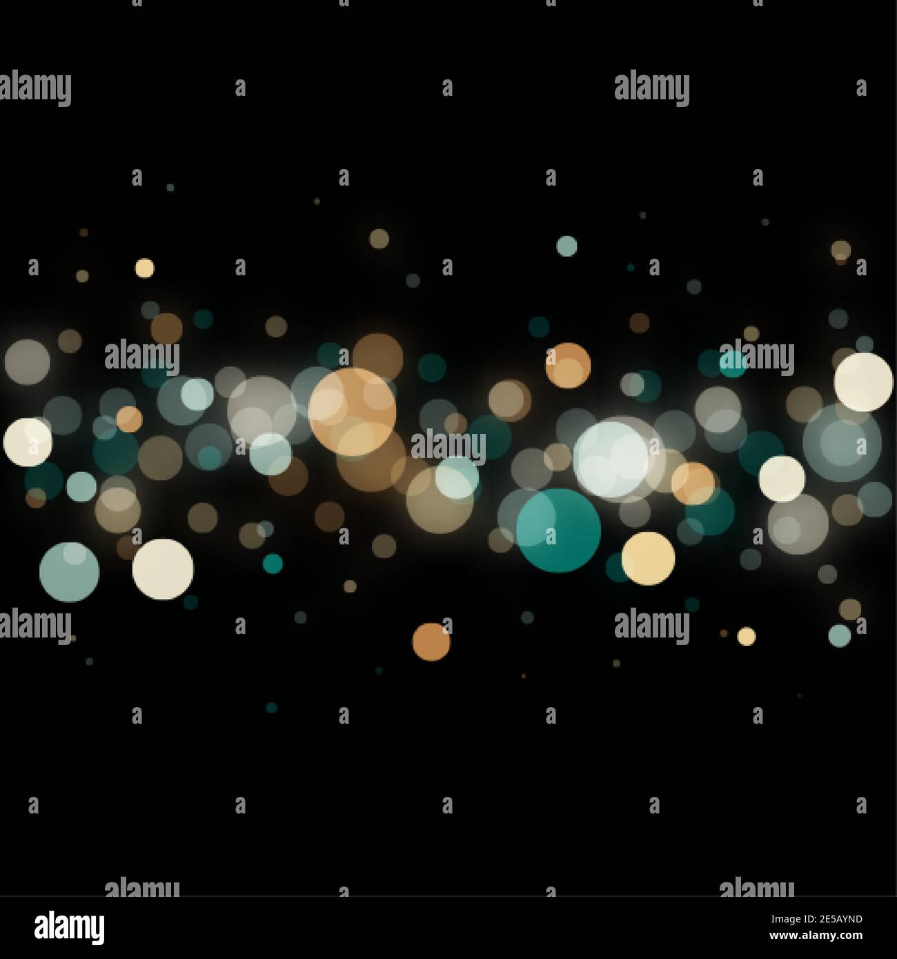 Abstract light bokeh background, vector illustration Stock Vector
