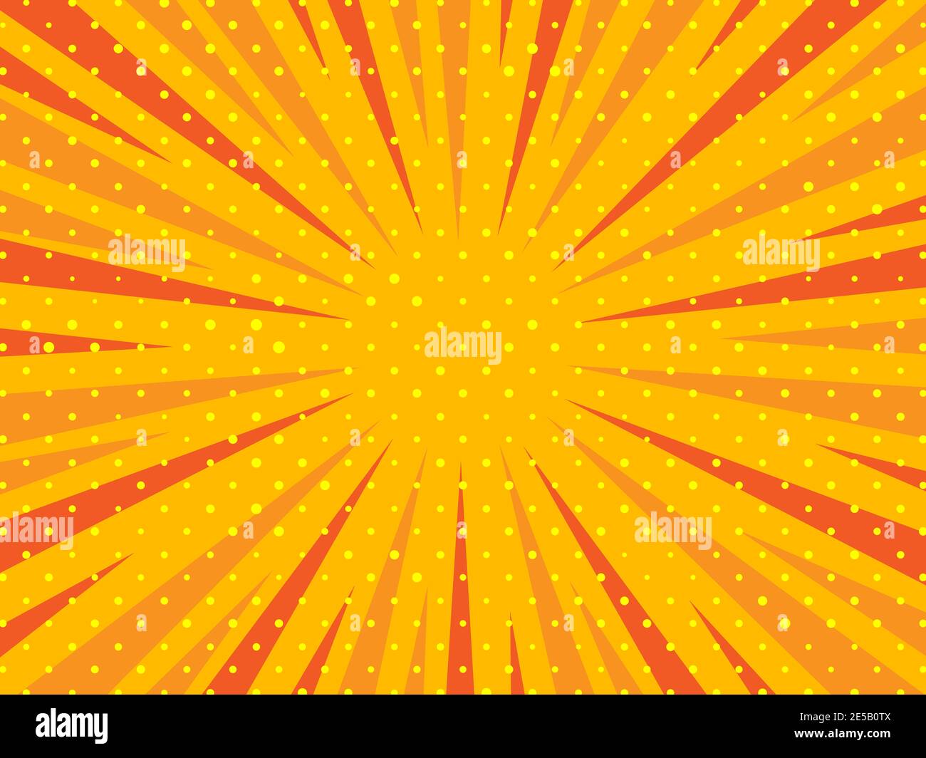 Colorful Pop art comic book Cartoon Sunlight Background Retro Halftone ...