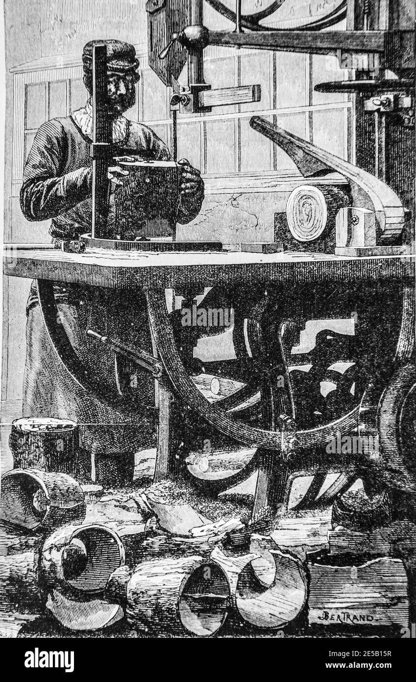 carroserie belvalette,boulogne sur mer,les grandes usines de turgan ,edition hatier 1888 Stock Photo