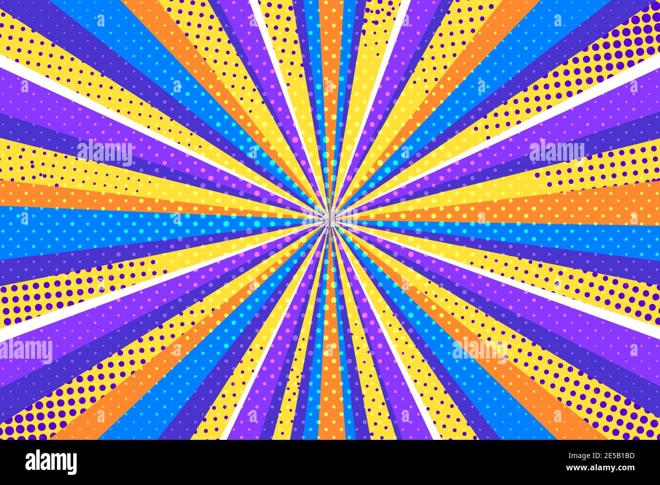 Pop Art Background Stripes