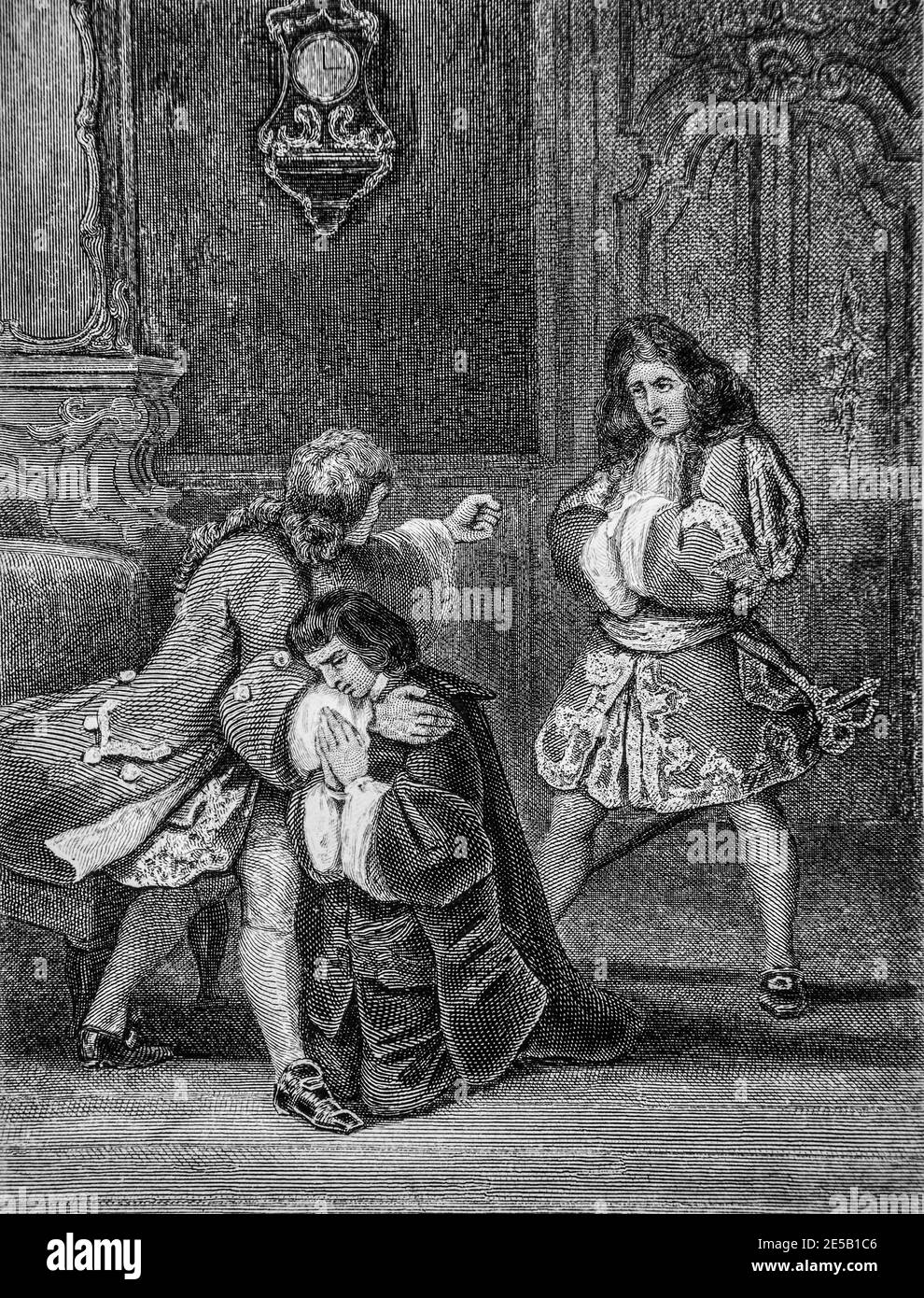 l'avare, theatre de moliere 1620-1673 ,editeur furne-combet 1860 Stock Photo