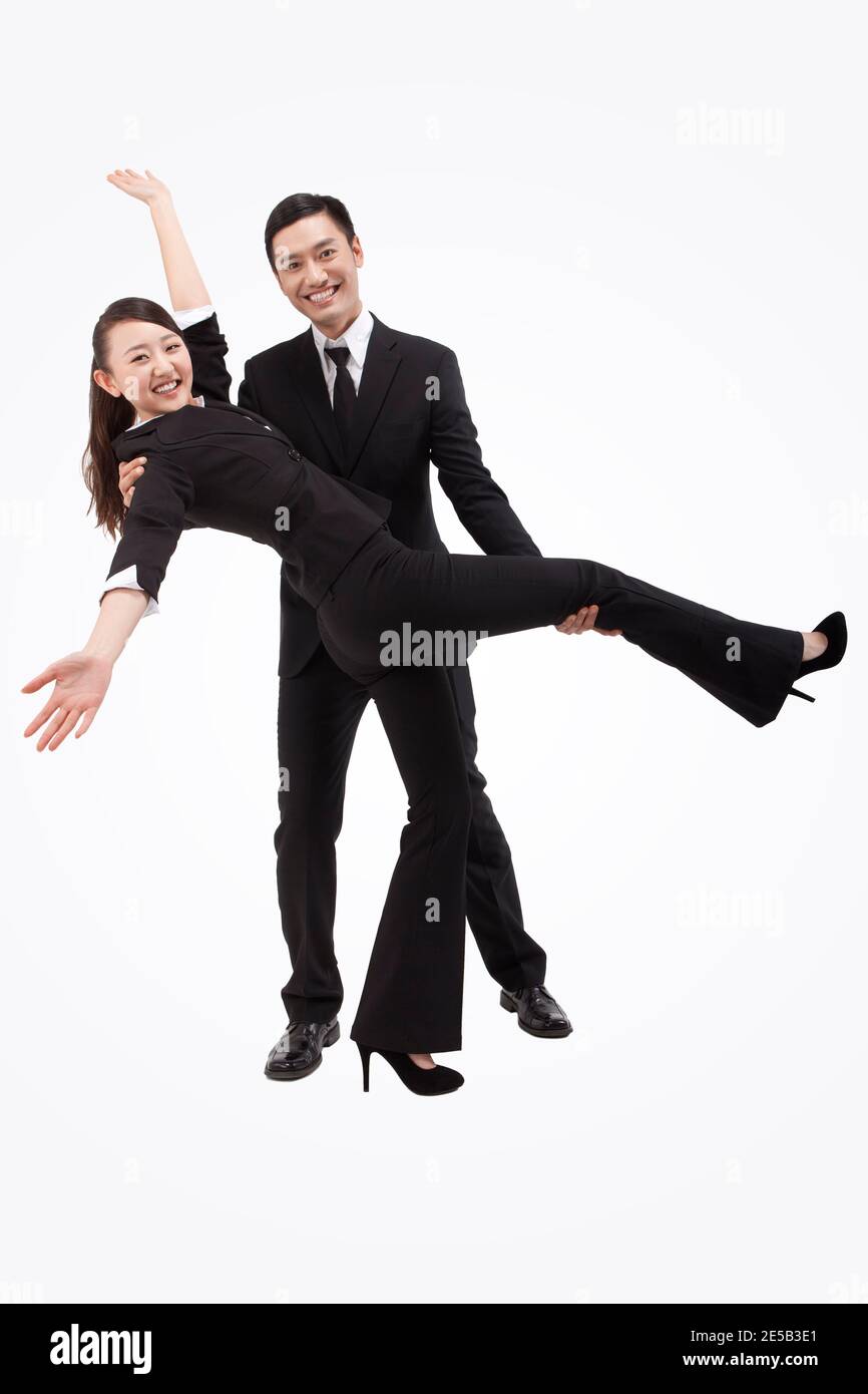 Females only and teamwork hi-res stock photography and images - Alamy