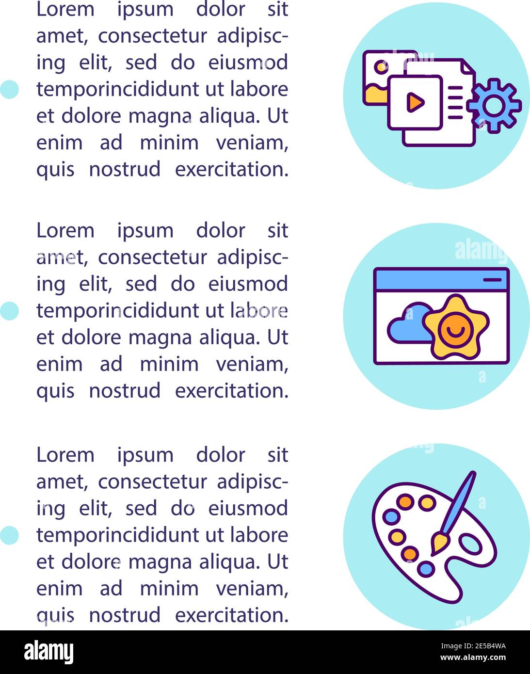 Online education concept icon with text Stock Vector Image & Art - Alamy