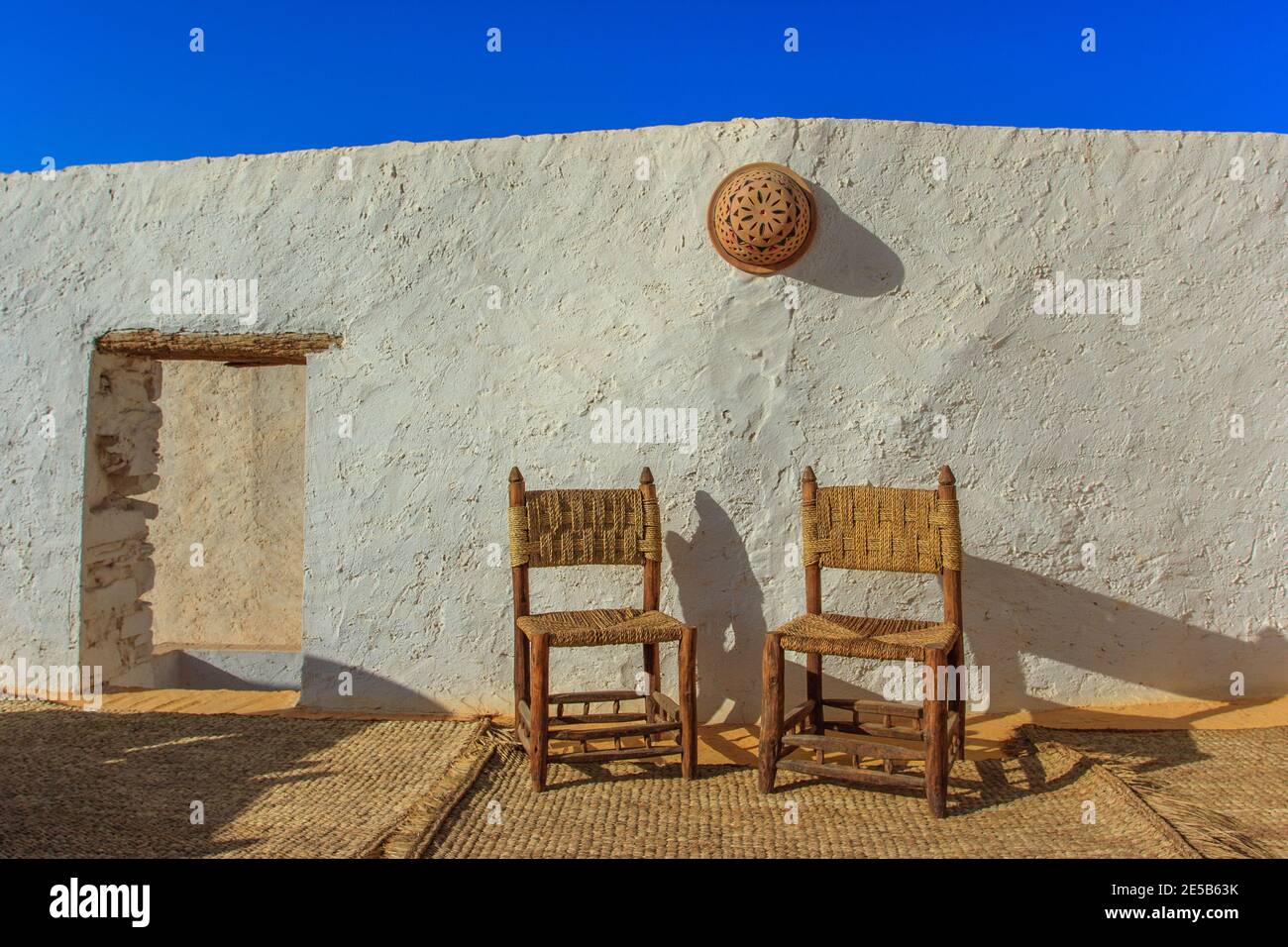 Ancient kasbah transformed into a hotel Stock Photo