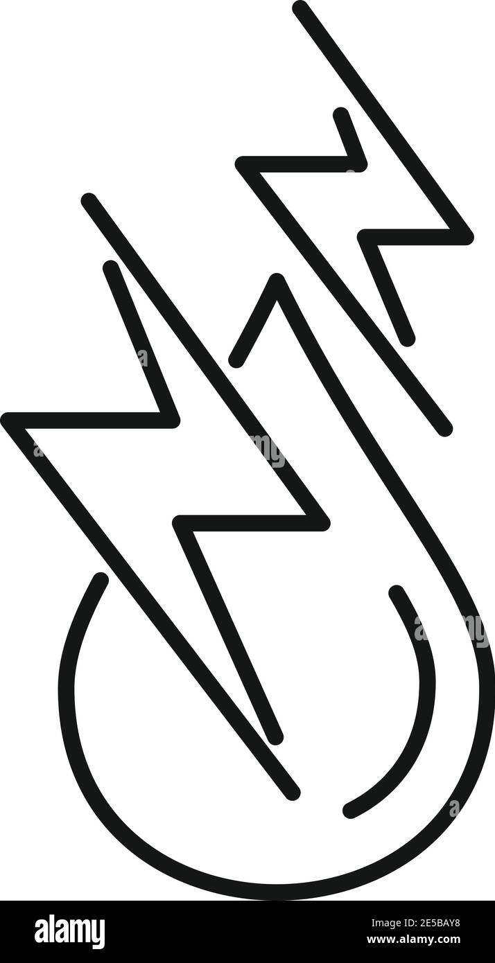 Eco water energy icon, outline style Stock Vector Image & Art - Alamy