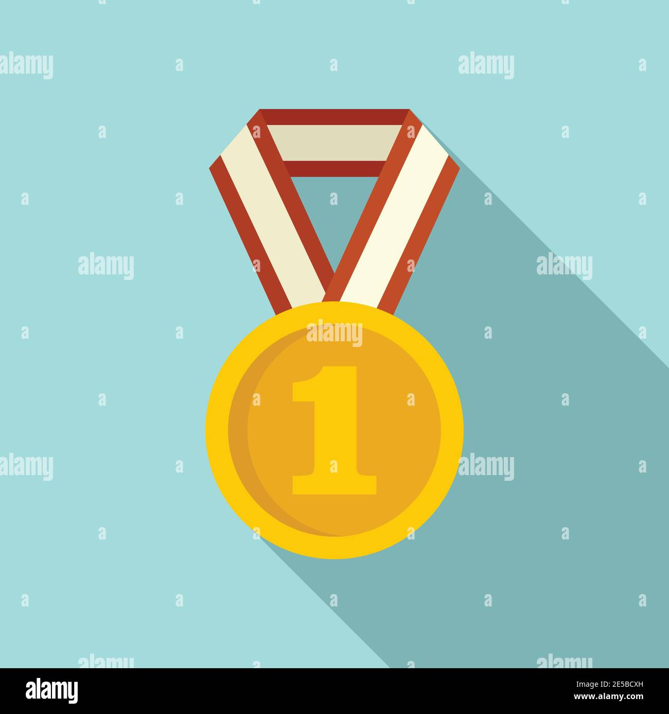 Dog champion medal icon, flat style Stock Vector Image & Art - Alamy