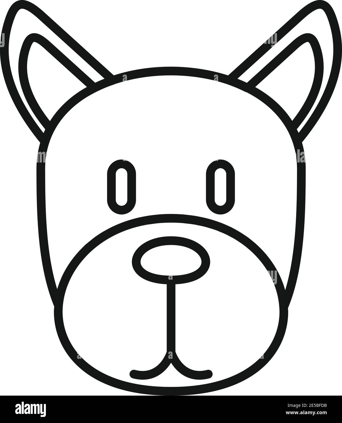 Dog home puppy icon, outline style Stock Vector Image \u0026 Art - Alamy, image size:1125x1390