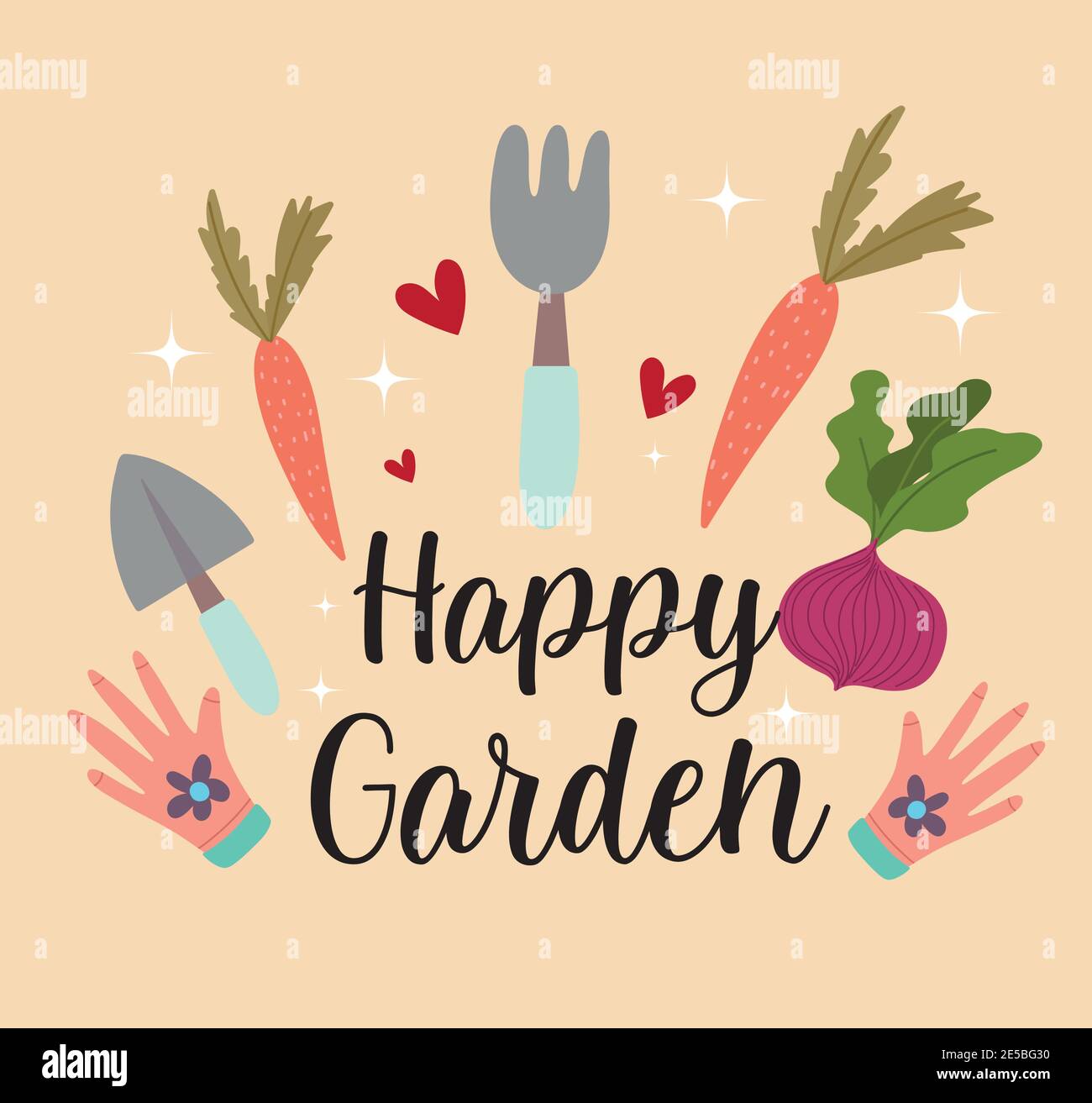 Beetroot growing ground Stock Vector Images - Alamy