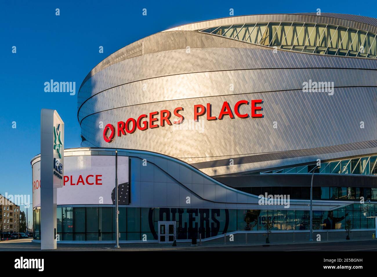 Rogers Place Arena, Edmonton, Alberta, Canada. Stock Photo