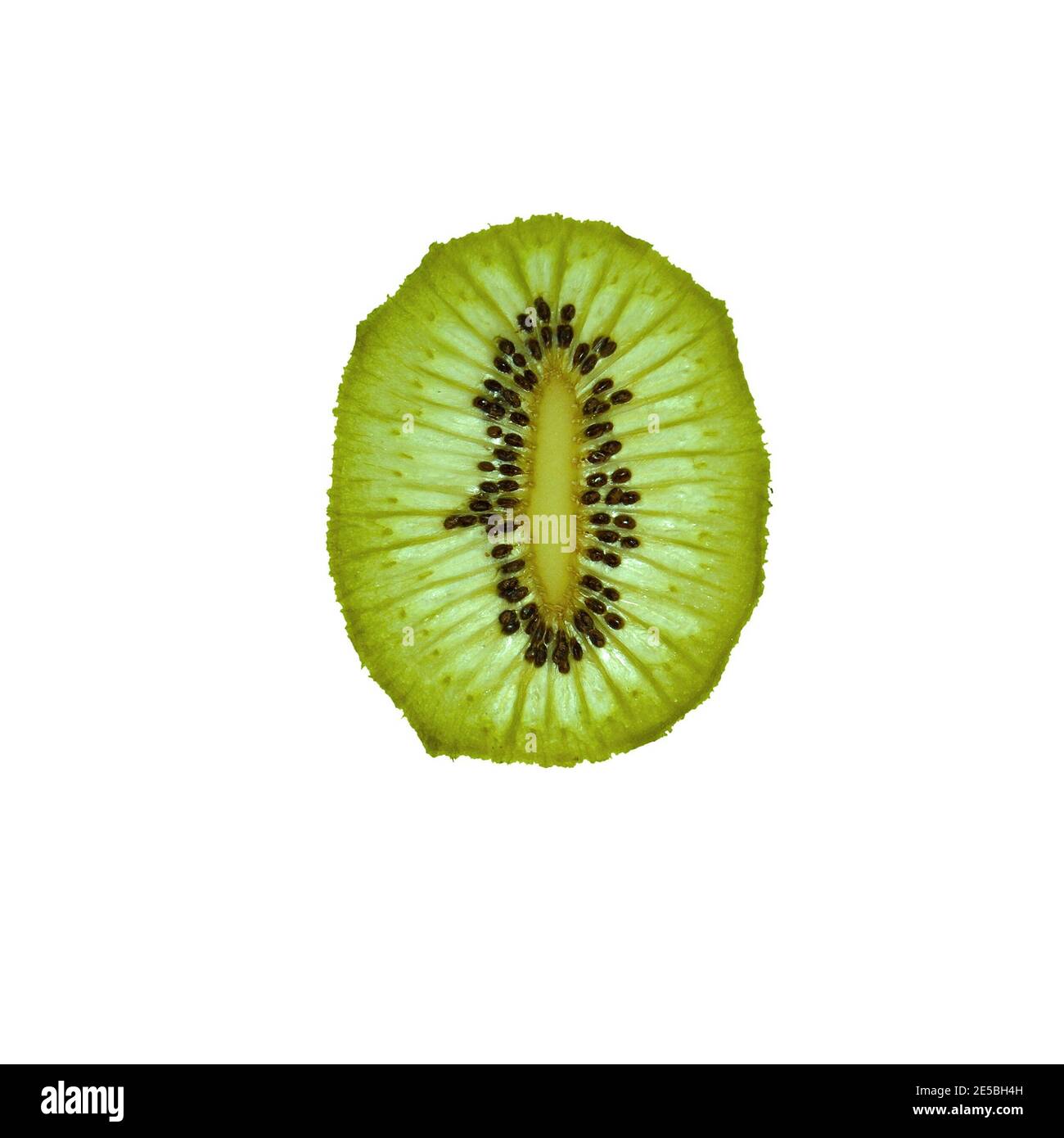 Dried kiwi fruit crisp slice isolated on white background Stock Photo Alamy