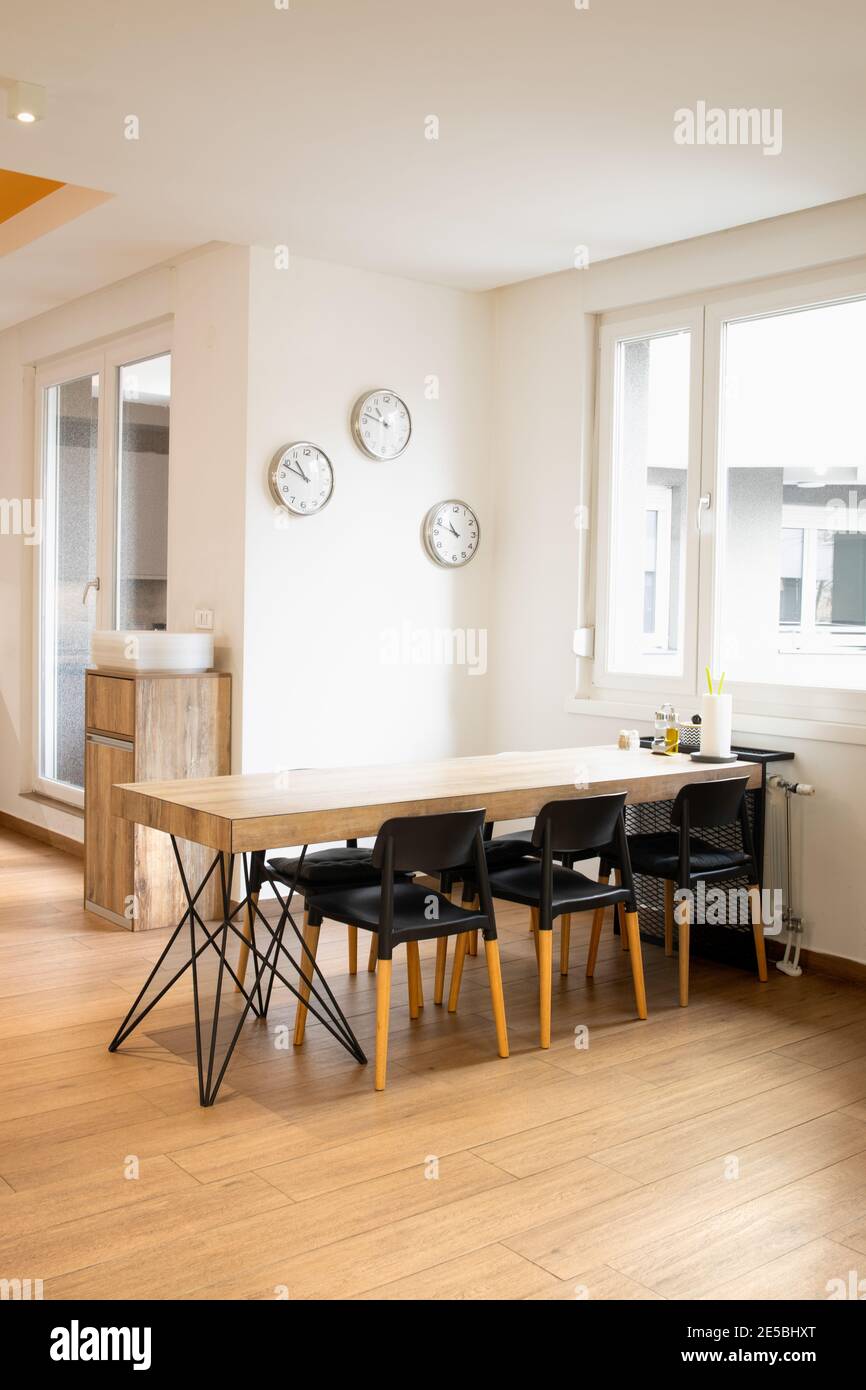 Canteen of a modern start up business Stock Photo Alamy