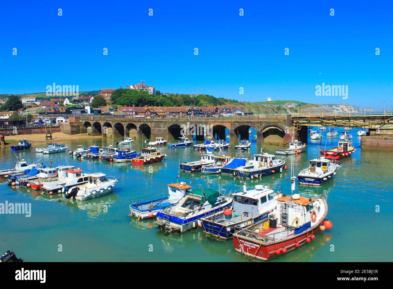 Folkestone Harbour Viaduct High Resolution Stock Photography and Images ...