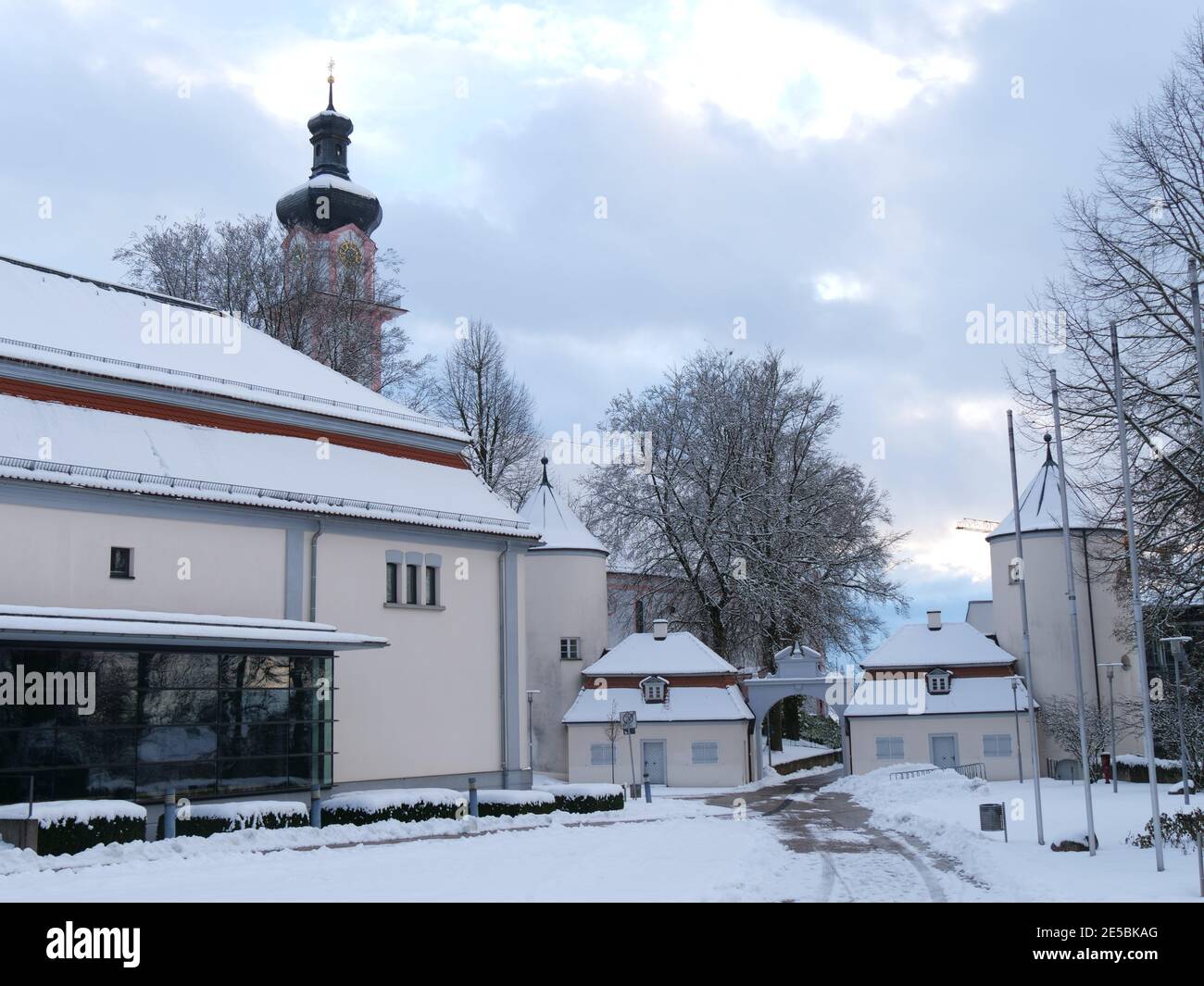 Laupheim, Germany: The winterly city Stock Photo - Alamy